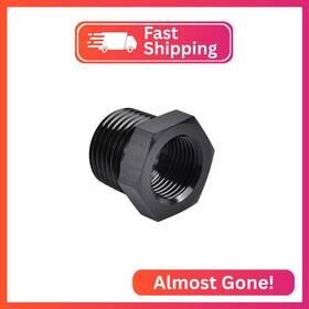 Evil Energy Ev01886s2 1/2 Inch Npt Male To 3/8 Female Reducer Bushing Fitting Adapter Hex