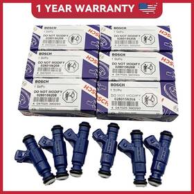 0280156208 Factory 1202863 6pcs Oem Fuel Injectors For Polaris Rzr Sportsman Ranger Efi 700 800