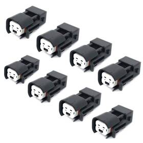 Fainwan 768599199658 8pcs Fuel Injector Adapter Connector Kit Replacement Compatible With