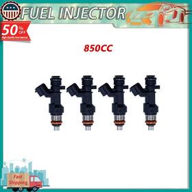 Is116-0650h Fic Fuel Injector Clinic Upgrade 4pcs 850cc Injectors 02-06 Rsx Base Type S/02-11 Civic Si/04-08 Tsx
