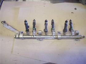 322-00141 Ford 06 07 08 09 Fusion Fuel Rail With Injectors 3.0l 190011 322-00141 Ford 06 07 08 09 Fusion Fuel Rail With Injectors 3.0l 190011