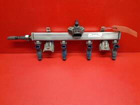 5l8g-9d280-ba Ford 2008 Escape Mercury Mariner 2.3l Fuel Injector Rail Supply With Injectors
