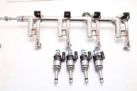 852-11106 Ford Set 4 Fuel Injectors With Rail Fit Escape Fusion 2014-18 1.5 2.0