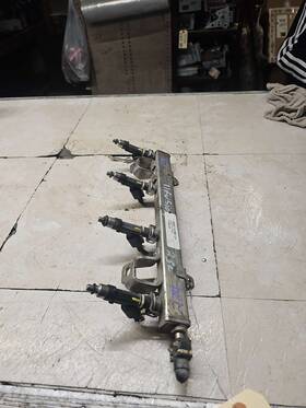 Ford 9e5g9f593aa 2010-2012 18-20 Fusion Not Rs 2.5l Fuel Injectors With Rail Assembly