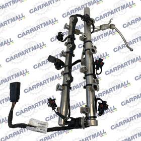 Aa5e-9j323 Ford 2016-2019 Explorer Police Interceptor Fuel Injection Rail With Injectors Oem
