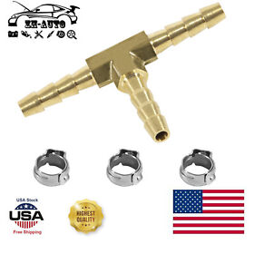 Zhqp610 Fuel Injector Return Line Tee T Fitting Brass For Ford 6.7l Powerstroke 11-20 Zhqp610 Fuel Injector Return Line Tee T Fitting Brass For Ford 6.7l Powerstroke 11-20