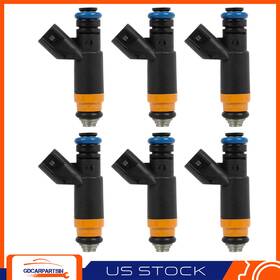 Gdcrapartsin Gd154970car 6pcs Fuel Injectors For Chrysler Concorde 2000 2001 3.2l 2002-2004 3.5l Fj455