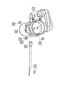 4861691aa Genuine Mopar Oem Throttle Body 4861691aa Genuine Mopar Oem Throttle Body