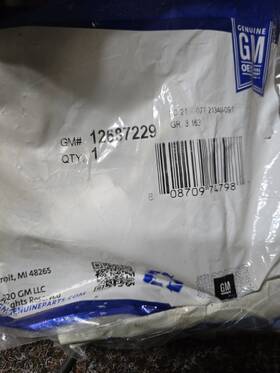 12687229 Gm Oem Genuine Factory High Pressure Fuel Pipe Injector Chevy Diesel