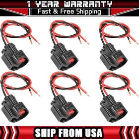 Handy Pack Atag251215znfzk046 Set Of 6pcs Fuel Injector Connector Fits Ford Contour