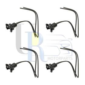Pmofz20250925-430 Handy Pack 4pcs Fuel Injector Connector For Ford Aerostar 1986 1987