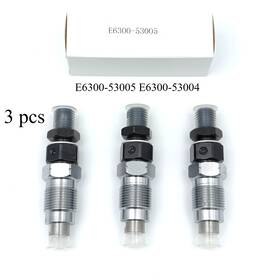 E6300-53003 Haoqiautoparts 3x Fuel Injector For Kioti Dk45 Ck22 Dk55 Dk55c Kd551 E630053005 E630053004