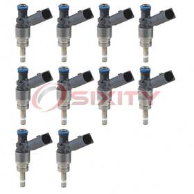Sx-0150 Hitachi Automotive 10 Pc Fuel Injectors For 2007-2009 Audi S8 5.2l V10 Air Delivery Qo