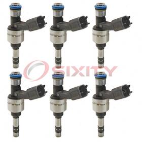 Sx-0213 Hitachi Automotive 6 Pc Fuel Injectors For 2010-2011 Cadillac Cts 3.0l V6 Air Delivery Ug