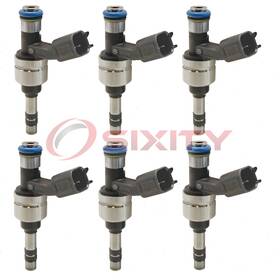 Hitachi Automotive Sx-0849 6 Pc Fuel Injectors For 2010-2011 Gmc Terrain 3.0l V6 Air Delivery Qe