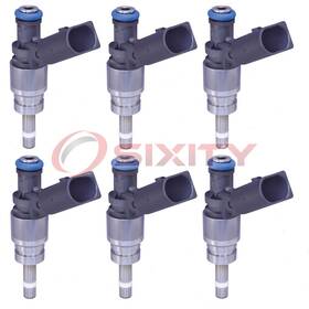 Sx-0851 Hitachi Automotive 6 Pc Fuel Injectors For 2012-2017 Gmc Terrain 3.0l 3.6l V6 Air Qt