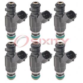 Sx-1127 Hitachi Automotive 6 Pc Fuel Injectors For 2000-2001 Infiniti I30 3.0l V6 Air Delivery Ee