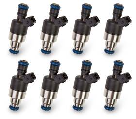 522-128 Holley 120 Lb/hr Performance Fuel Injector Set Of 8 Bosch Ev1 Low Impedance
