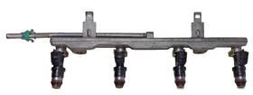 16450-r40-y01 Honda Accord Air Assist Fuel Injector With Pipe 2.4l 4 Cylinder Set Oem 08-12