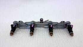 16620-rna-a51 Honda 2010 2011 Civic 1.8l Engine Fuel Injection Rail With 4 Injector Oem