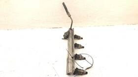 4759635 Honda 1996-2000 Civic Complete Fuel Rail With Injectors Set Loaded Oem Vtec 1.6l