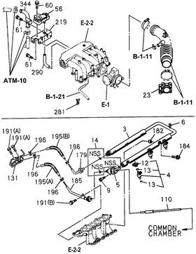 8-17105-388-0 Honda Genuine Injector Assembly