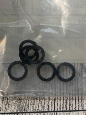 35312-3c710 Hyundai Oem Injector Backup O Rings Set Of 6 2007-2019 353123c710