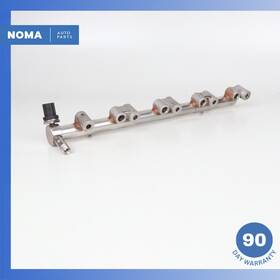 Bb5e-9f797-bc Jaguar 0261555115 12-17 Lr Range Rover Evoque L538 Xf Xe 2.0l Fuel Injector Rail Line Manifold Oem