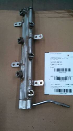 322.ch9210 Jeep Jk Wrangler Oem Fuel Injection Rail Assembly 3.8l V6 07-11 15148