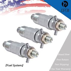Jopow 15221-53000 3pcs 15271-53020 New Fuel Injectors For Kubota D1302 D1402 V1702 V1902 Engine