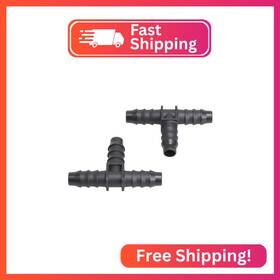 Xtjtt2-st-id8 Jxfzlcygcsm T Splitter Fuel Quick Connector Barb Tee For Rubber Hose Pack Of 2