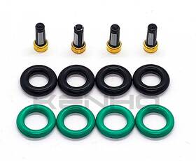 Fi-rk-22274 Kenho Injector Repair Oring Seal Kit For 2002 Mercedes C230 2.3l Supercharged M111