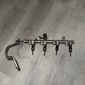 202003220 Kia 2021-2024 K5 1.6l Fuel Injector Rail Line With Injectors Oem #note 202003220 Kia 2021-2024 K5 1.6l Fuel Injector Rail Line With Injectors Oem #note