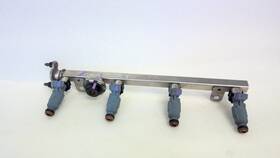 35310-2g800 Kia 35301-2g300 2010 Rondo 2.4l Fuel Rail Pipe With 4 Injector Oem