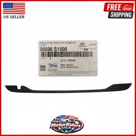 86696s1500 Kia Hyundai Molding Rear Bumper Center For 2021-2023 Santa Fe Hybrid