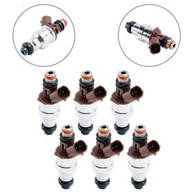 195500-5400 Kingdarn 6pcs For Toyota 4runner Pickup 89-95 3vze 3.0l V6 Upgrade Fuel Injectors Yu T09