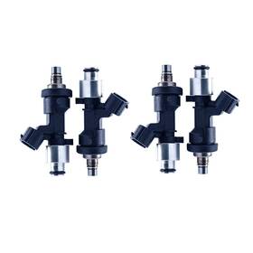 Fi0475-04 Kjsautos 4- 750cc Turbo Fuel Injector Fits Honda Civic D16 B16 B18 B20 H22 Highz 70lb E85