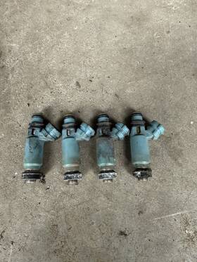 3920 Km Racing 420cc 440cc 4x Subaru Wrx 02-05 Light Blue Fuel Injectors