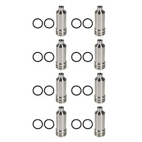 Lablt Qs281440qr 8pcs Injector Cup And O-rings For 2001-2004 Chevy/gmc 2500/3500 6.6l