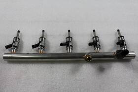 07l133315 Lamborghini Huracan Lh Left Fuel Rail With Injectors Used P/n