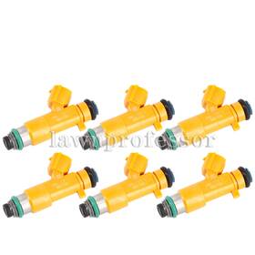 16600-ey00a Lawnprofessor Cb15128201s 6x Fuel Injectors For Nissan 370z And Infiniti G37 M37 Ex37 3.7l V6
