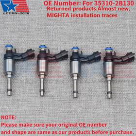 35310-2b130 Lcyxh-2018 4x Fuel Injectors For 2012-2017 Kia Rio Soul Hyundai Accent Veloster 1.6l Fj1146 35310-2b130 Lcyxh-2018 4x Fuel Injectors For 2012-2017 Kia Rio Soul Hyundai Accent Veloster 1.6l Fj1146