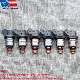 Lcyxh-2018 768799989875 New Set Of 6 Fuel Injectors 4573062 For 1993-1997 Chrysler Dodge Eagle 3.5l V6