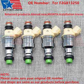 Lcyxh-2018 Inp081 Set Of 4 Fuel Injectors For Mazda B2200 2.2l I4 1990-1993 F2g813250 Us Lcyxh-2018 Inp081 Set Of 4 Fuel Injectors For Mazda B2200 2.2l I4 1990-1993 F2g813250 Us