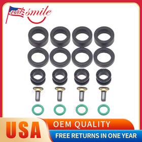 4-536 Lcyxh Fuel Injector Repair Kit O-rings Seals Filters For Honda Vehicles 1985-2002 Us