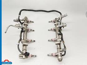 23270-28040 Lexus Isf Is F Cold Start Fuel Injectors W Rail Assembly 08-14 Oem