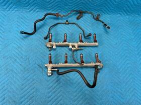 2380750080 Lexus Gx470 Fuel Delivery Rails With Injectors And Hoses Set 89k 2005-2009 Oem