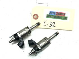 An0120 Lincoln 09u16 2017-2020 Continental 2.7l V6 Fuel Injectors Set X2 Oem