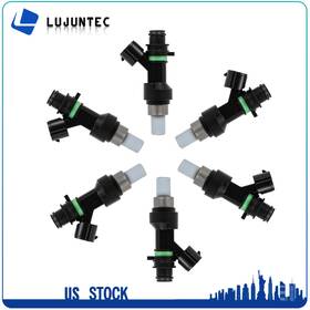 Lujuntec Lj154942t01 6 Fuel Injectors Fj966 For Suzuki Grand Vitara 2006-2008 V6 2.7l