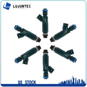 Lujuntec Lj154967t01 6 Fuel Injectors Fj826 For Mazda 2003 2004 2005 2006 2007 2008 3.0l